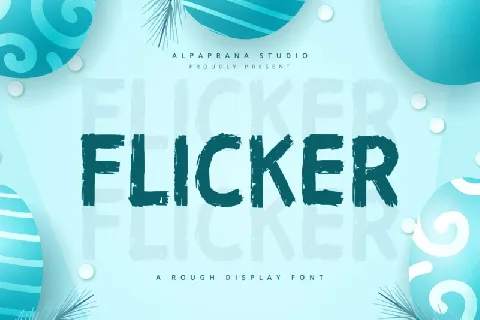 Flicker Typeface font
