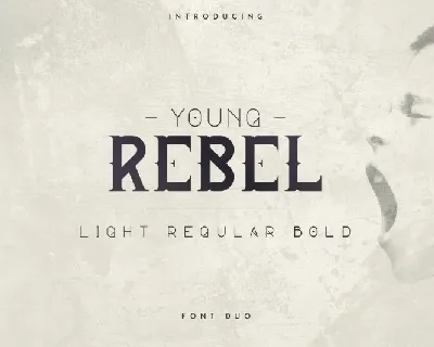 Young Rebel Duo font