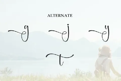 Morning Vacation Script font