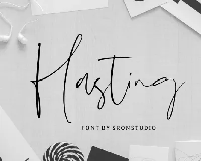 Hasting Script font