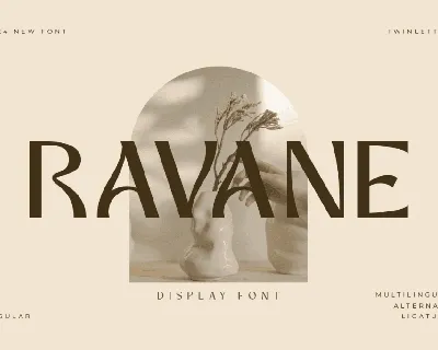 RAVANE Trial font