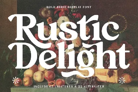 Rustic Delight font