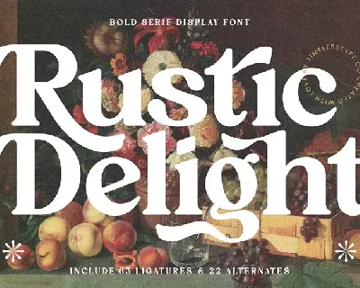 Rustic Delight font