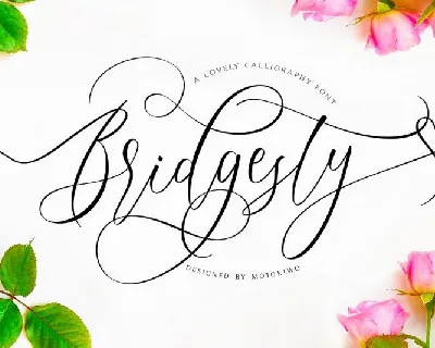 Bridgesty Script font