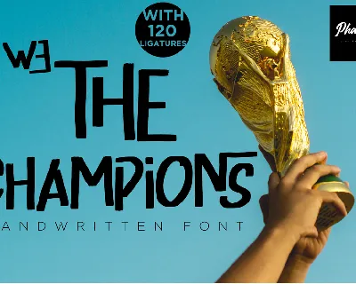 We The font