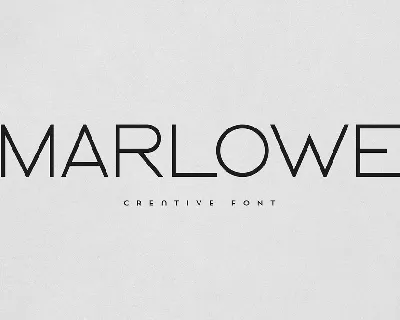 Marlowe font