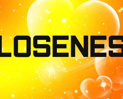 Closeness font