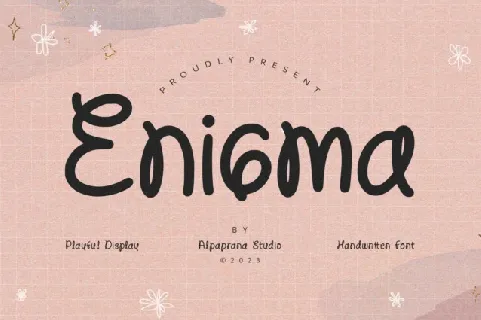 Enigma Display Typeface font