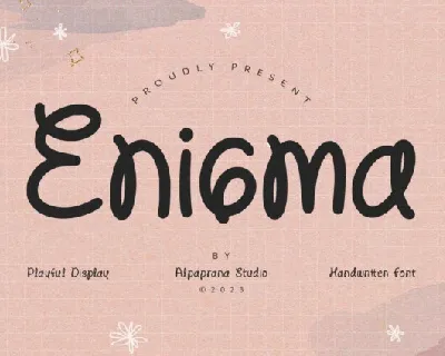 Enigma Display Typeface font