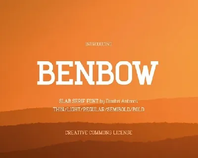 Benbow Family font