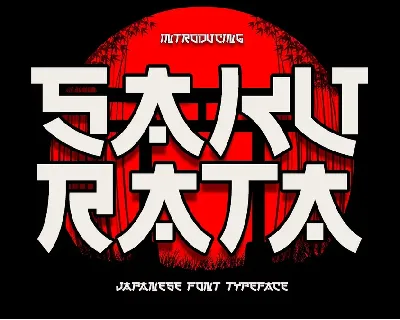 SAKURATA font