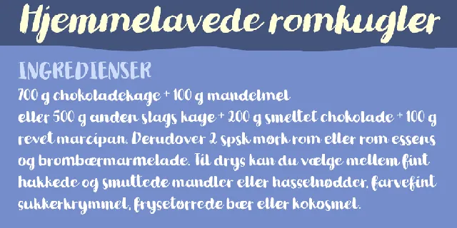 Romkugle DEMO font