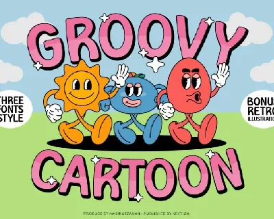 Groovy Cartoon font