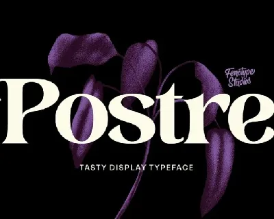 Postre font