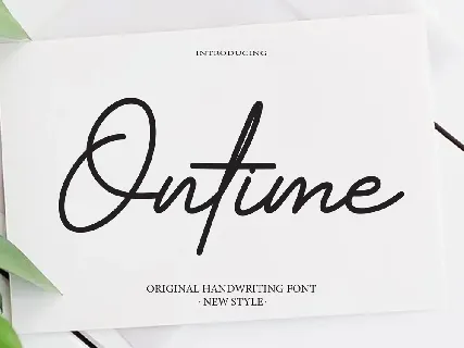 Ontime font