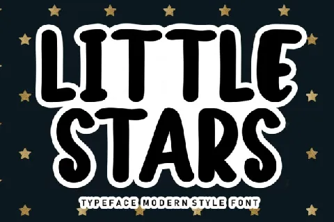 Little Stars Script font