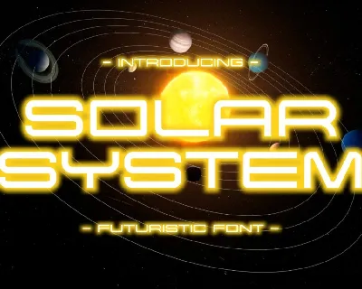 Solar System font