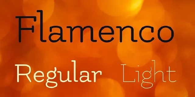 Flamenco Family font