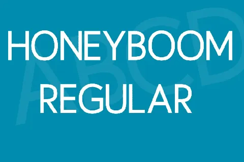 Honeyboom font