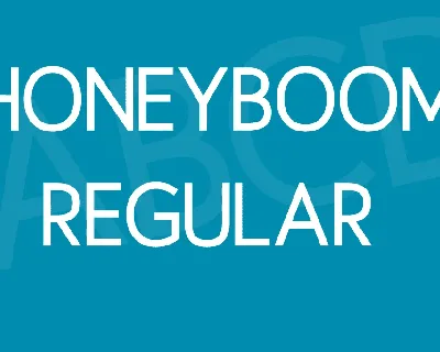 Honeyboom font