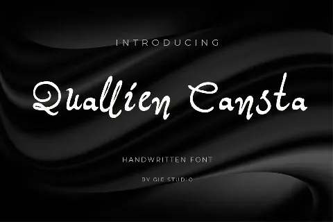 Quallien Cansta font