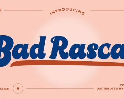 Bad Rascal font