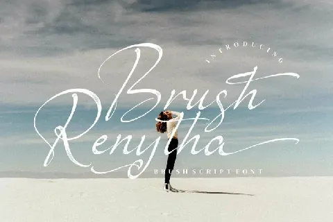 Brush Renytha font