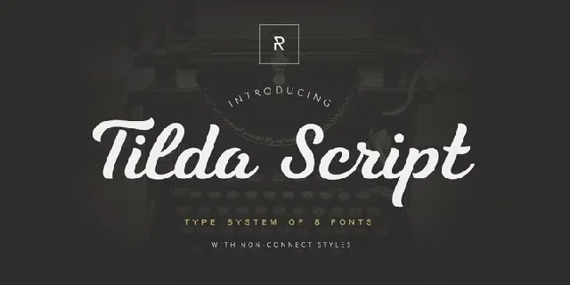 Tilda Script Demo font