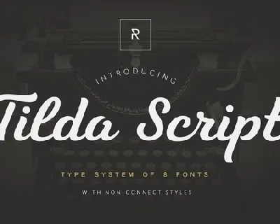 Tilda Script Demo font