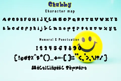 Chubby Regular font