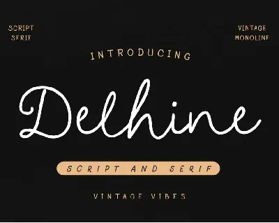 Delhine font