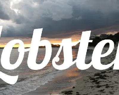 Lobster font