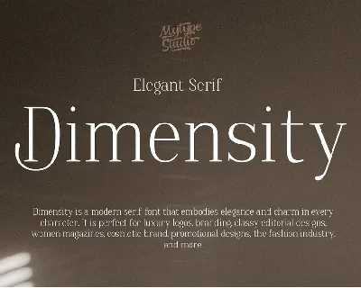 Dimensity font