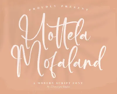 Hottela Mofaland font