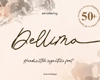 Dellima Signature Handwritten font