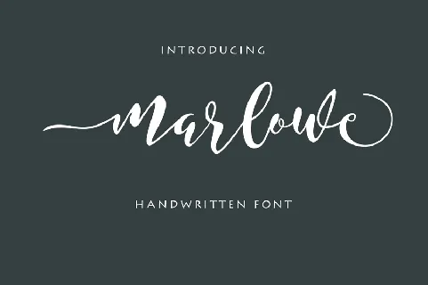 Marlowe Script font