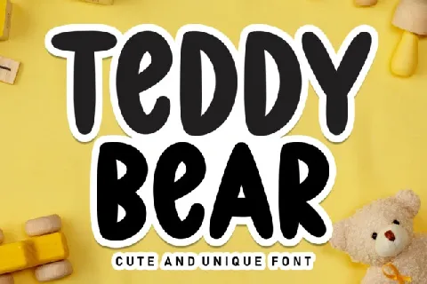 Teddy Bear Display Typeface font