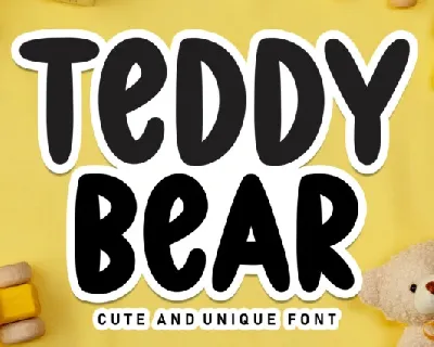 Teddy Bear Display Typeface font