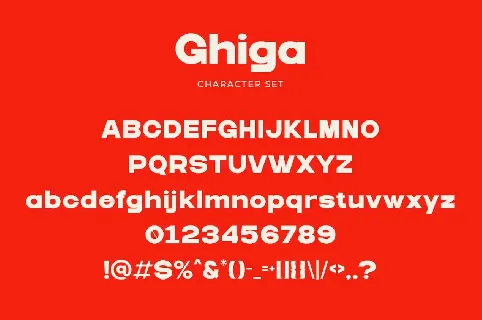 Ghiga font