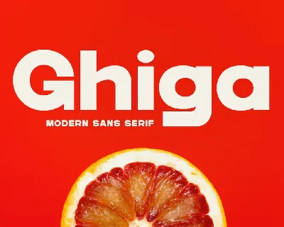 Ghiga font