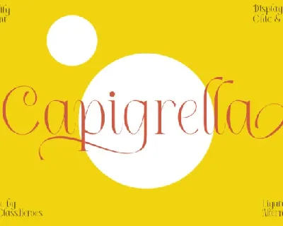 Capigrella font