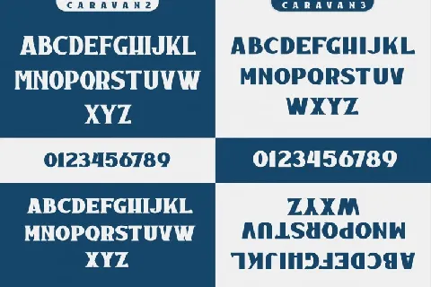 Caravan Display font