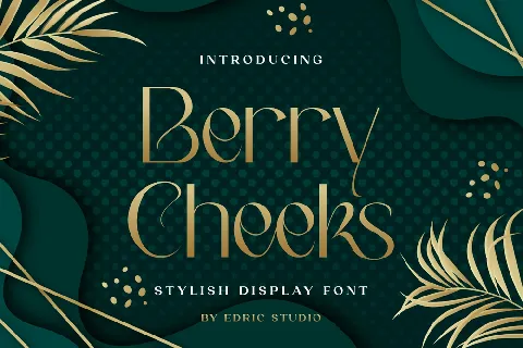 Berry Cheeks Demo font