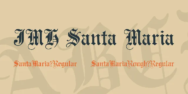 JMH Santa Maria font