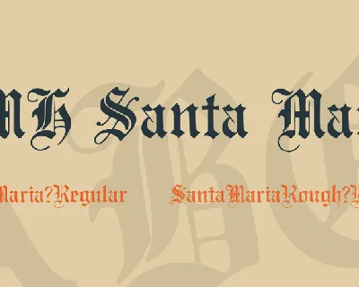 JMH Santa Maria font