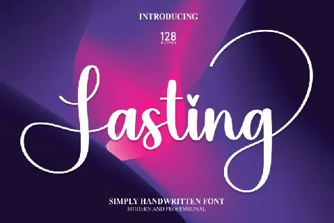 Lasting Script font