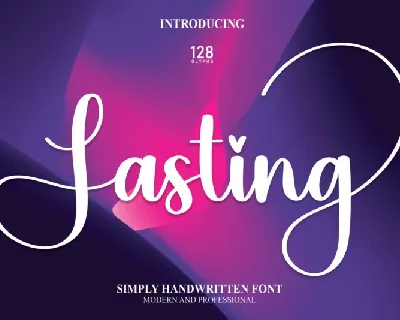 Lasting Script font