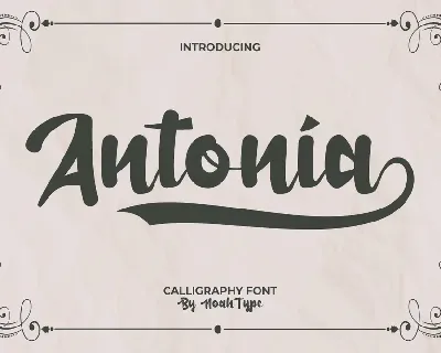 Antonia font