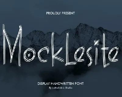 Mocklesite font