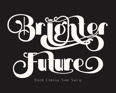Brightier font